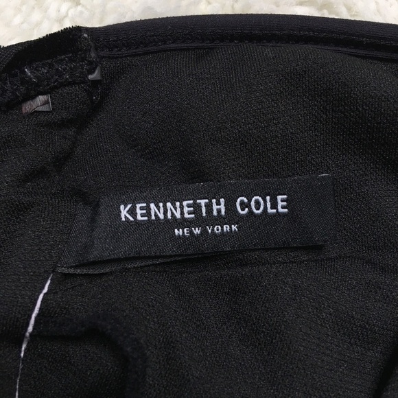 Kenneth Cole Black Sultry Velvet One Shoulder Swimsuit Medium One-piece Bathing - Picture 14 of 15